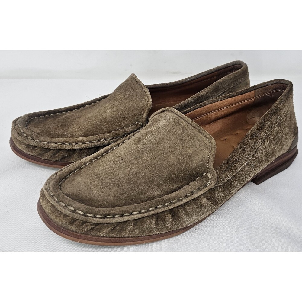 Sarto Franco Sarto Gina Loafers Womens 6M Tan Suede Moc Toe Slip On Shoes